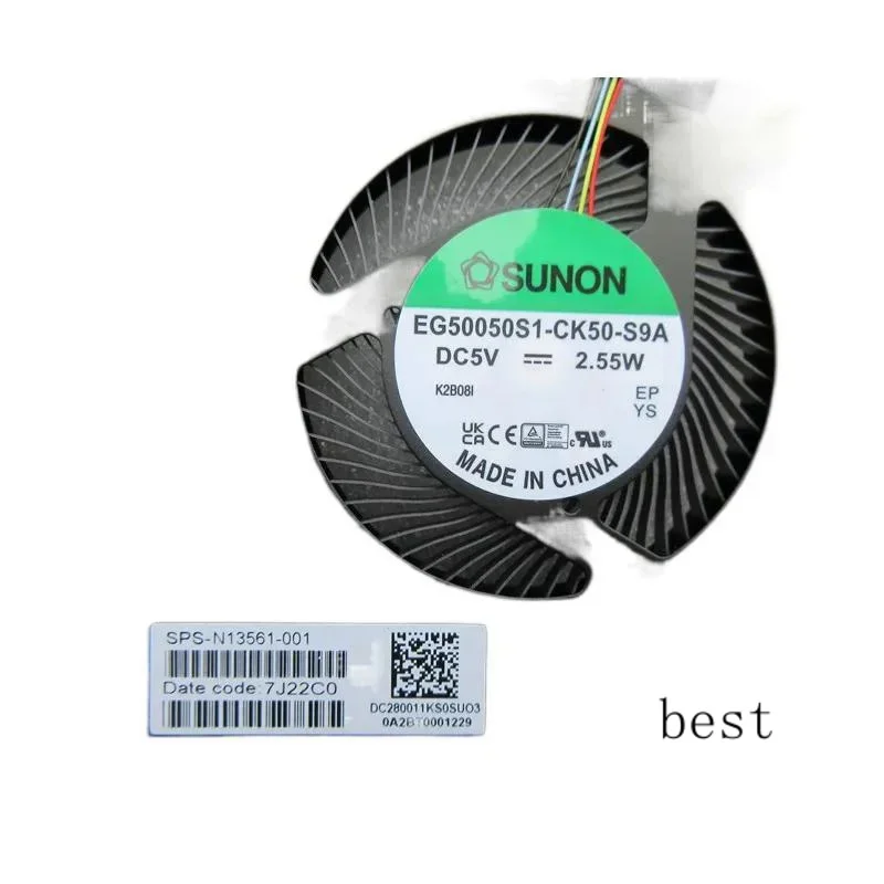 Новинка оригинальный ноутбук центральный процессор вентилятор охлаждения для HP