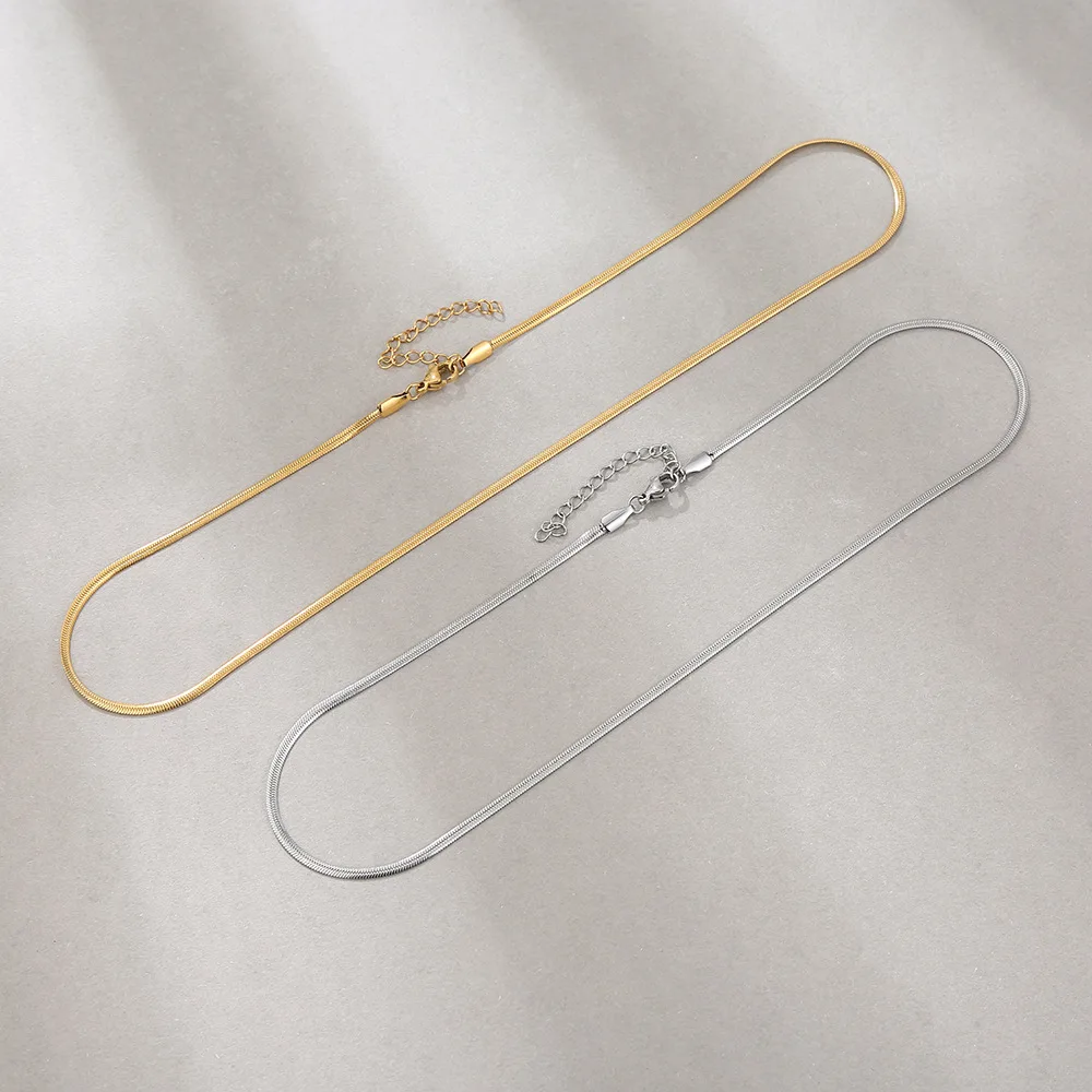 Цепочка из нержавеющей стали для изготовления ювелирных изделий плоская