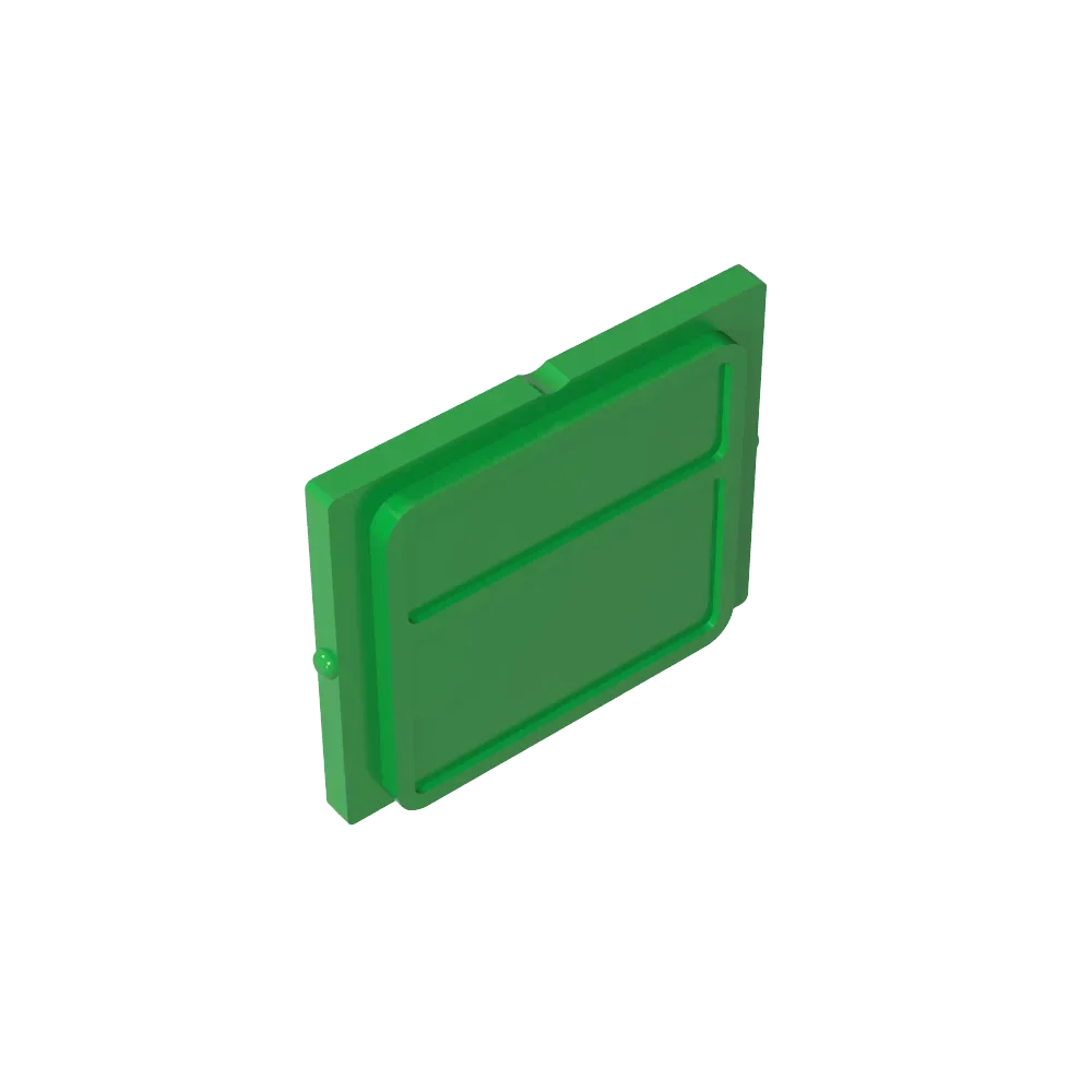 GOBRICKS стекло для окна поезда 1 х 4 3