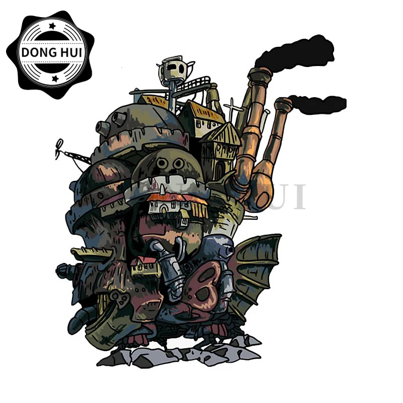 

Howl's Moving Castle Car Sticker Mug Guitar Laptop Camper Motocross Skateboard Phone Suitcase Decal