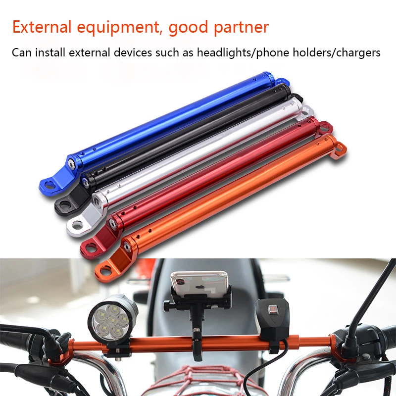 

Motorcycle Accessories Rearview mirror fixed extension bracket,Adjustable handlebar stabilizer For HAOJUE XCR300 UHR150 DR150