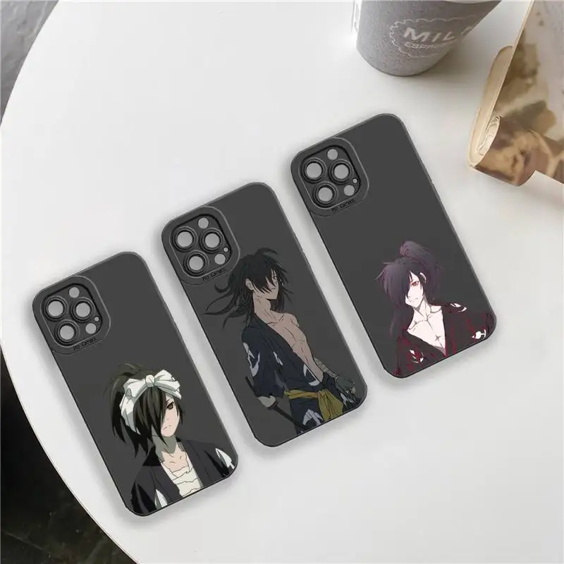 

Dororo Anime Phone Case For iPhone 13 12 11 Pro MAX Mini X XS XR 7 8 Plus Camera Lens Liquid Silicone