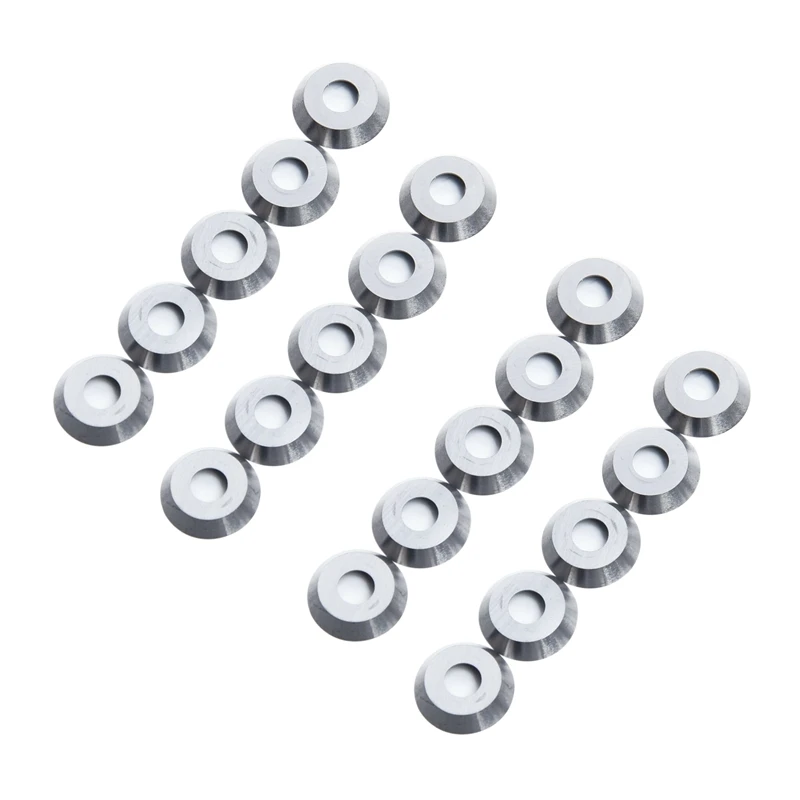 

20Pcs Diameter 12Mm Round Carbide Cutter Insert Fits For Ci3 Wood Turning