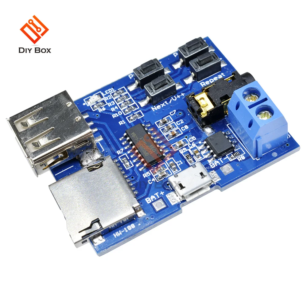 Микро-usb MP3-модуль TF карта U диск MP3 Плата декодера с форматом Расшифровка