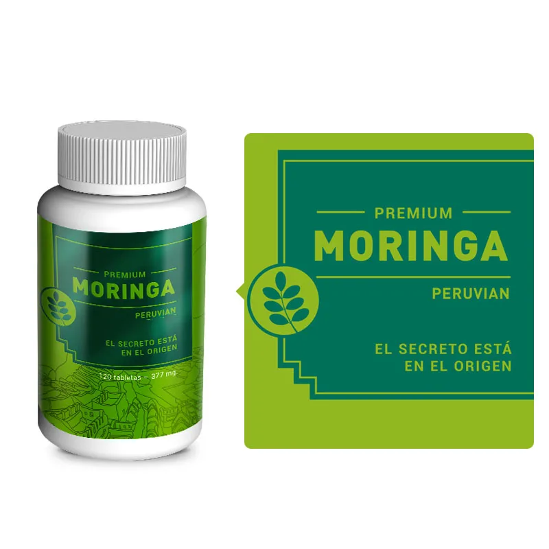 

Peru Moringa Leaf Extract Boost immunity 120 caps/box
