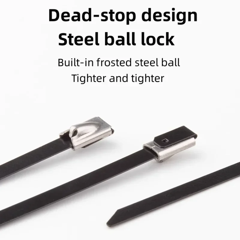 10-100 шт. кабельные стяжки из нержавеющей стали 8 мм