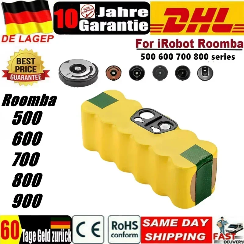 Аккумулятор 12800 мАч для iRobot Roomba