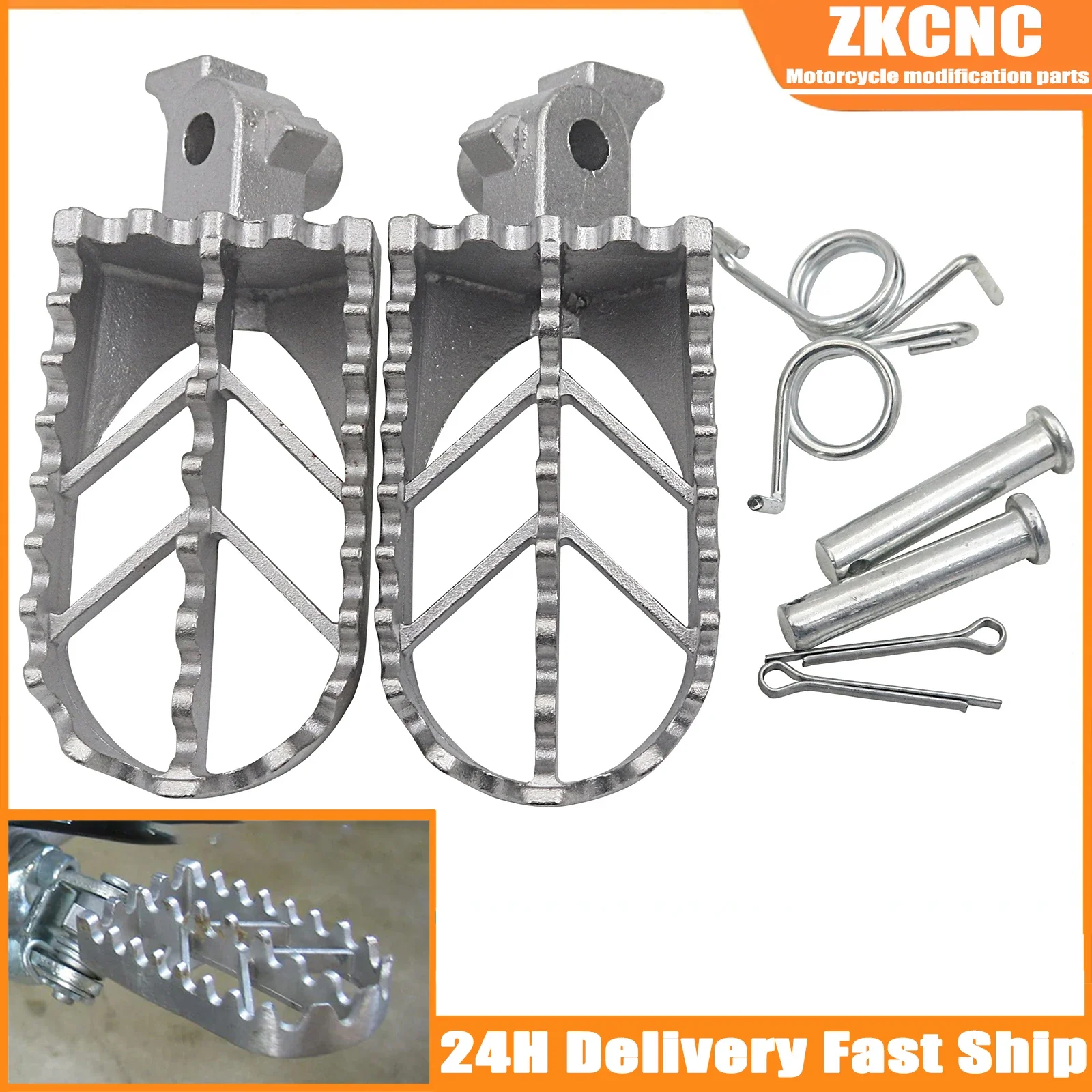 Подножки из нержавеющей стали для мотоцикла подножки CRF50 XR50 XRF70 CRF70