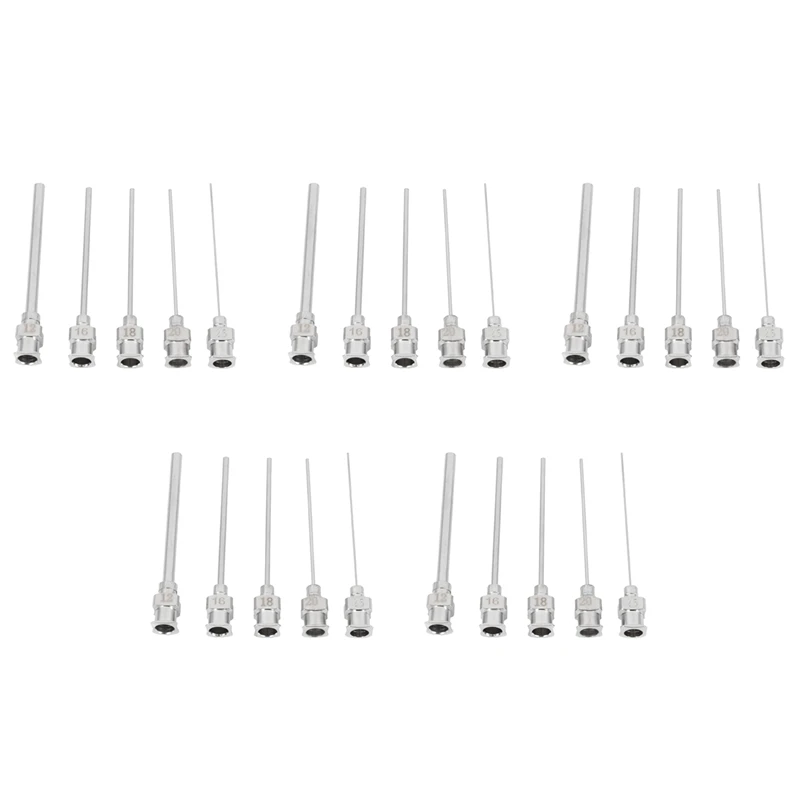 

25Pcs Gauge Blunt Stainless Dispensing Syringe Needle Tip 12/16/18/20/25/38G