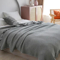 lace waffle towel blanket warm soft throw plaid for adult on the bedsofaplanetravel bedding bedspread comforter