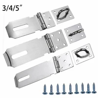 345in anti theft door lock stainless steel gate hasp staple padlock shed latch drawer locks letter box locker hardware