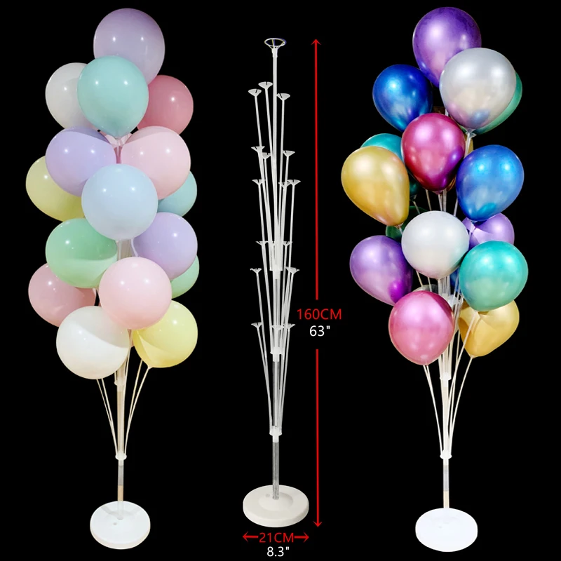 

Confetti Balloons Stand 1/2Set Ballons Column Holder Arch Wedding Birthday Party Decoration Kids Baby Shower Eid Balons Supplies