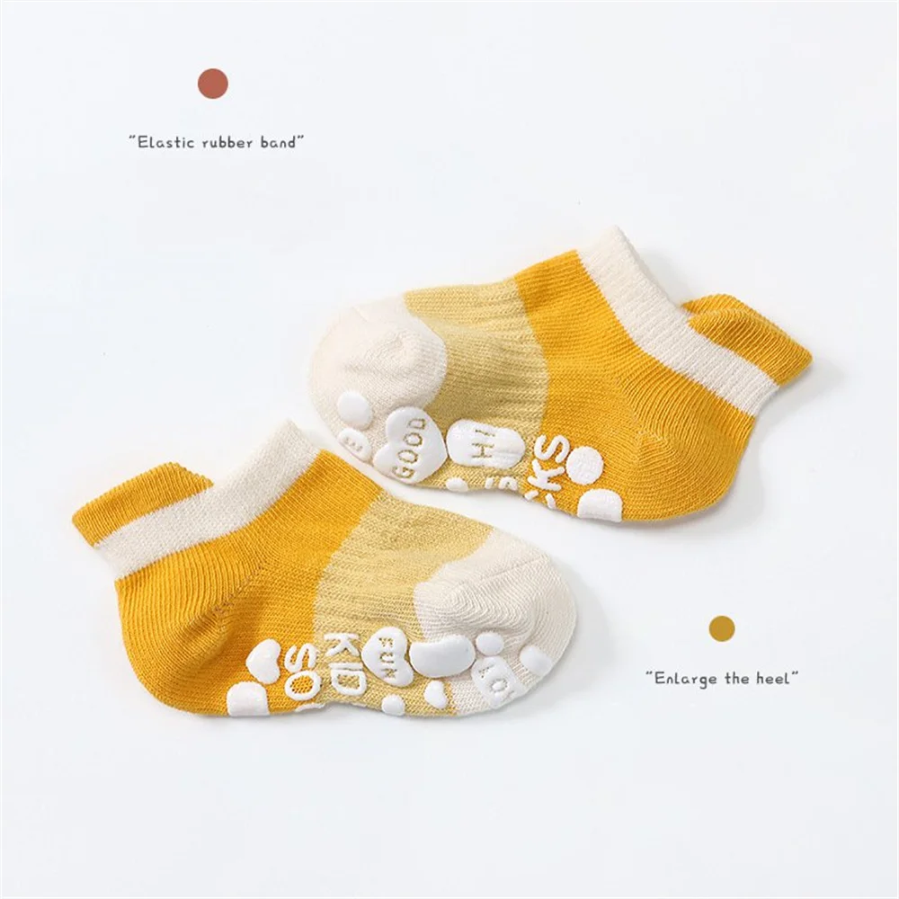 5 Pairs Baby Anti-slip Socks for Toddlers Infant Girl Baby Socks Set Newborn Infant Girl Floor Shoes Cotton Soft Invisible Sox images - 6