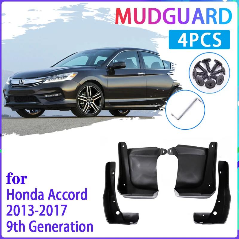 

Car Mud Flaps for Honda Accord 2013~2017 2014 2015 2016 Mudguard Splash Guard Fender Mudflaps Auto Accessories