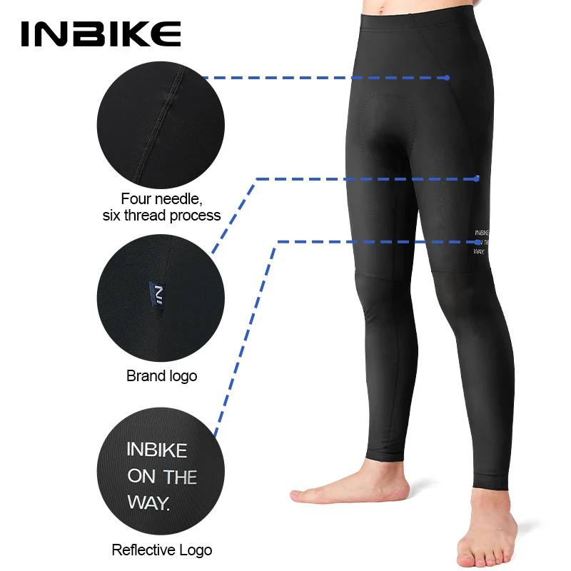 INBIKE уличные велосипедные брюки мужские командные дорожные дышащие удобные