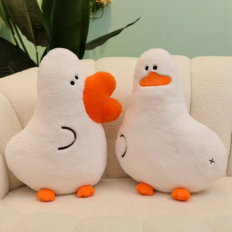 

40/50cm Creative White Duck Plush Toy Cute Duck Stuffed Animal Toy Lovely Healing Doll Kawaii Soft Pillow for Girls Kids Present
