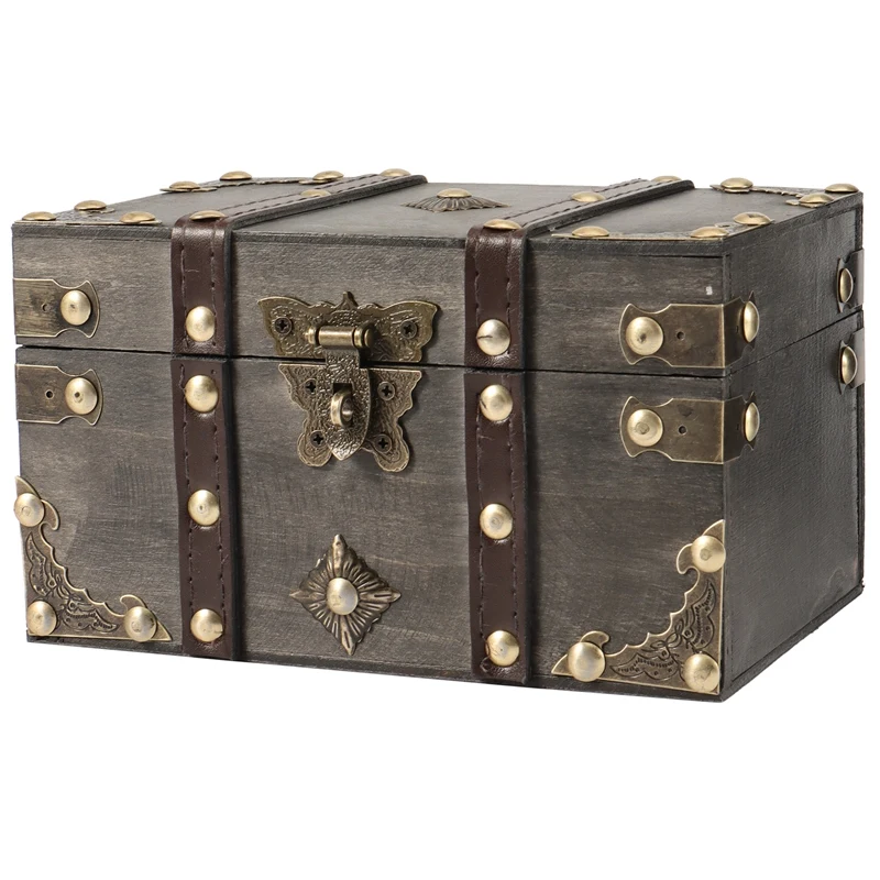 Деревянная ретро-коробка для хранения в европейском стиле деревянная коробка