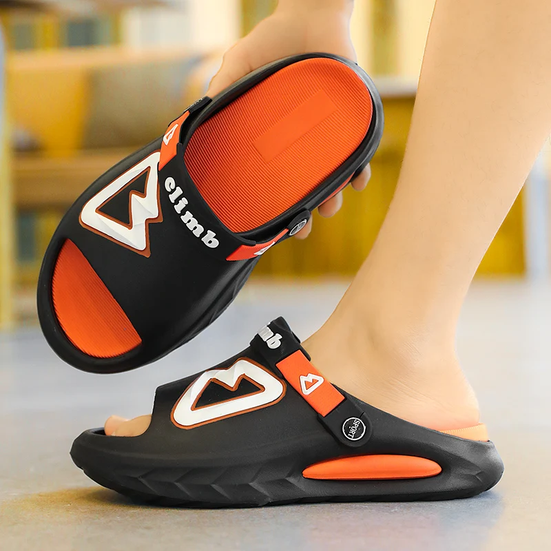 Сандалии мужские спортивные на толстой подошве Нескользящие Эва дышащие