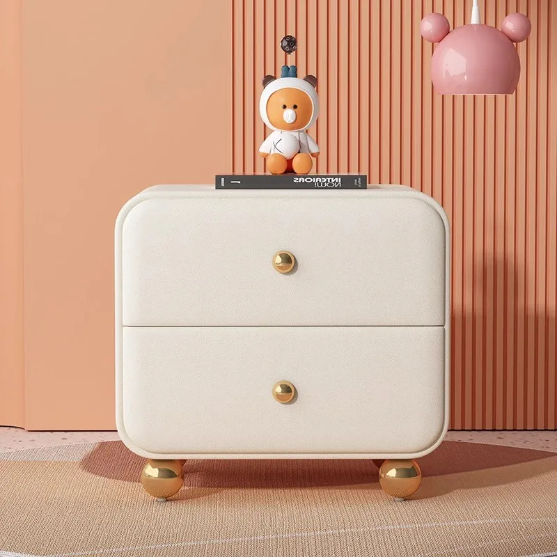 

Round Kids Bedside Table Makeup Laden Wood Storage Bedsides Table Side Dresser Comodini Camera Da Letto Garden Furniture Sets