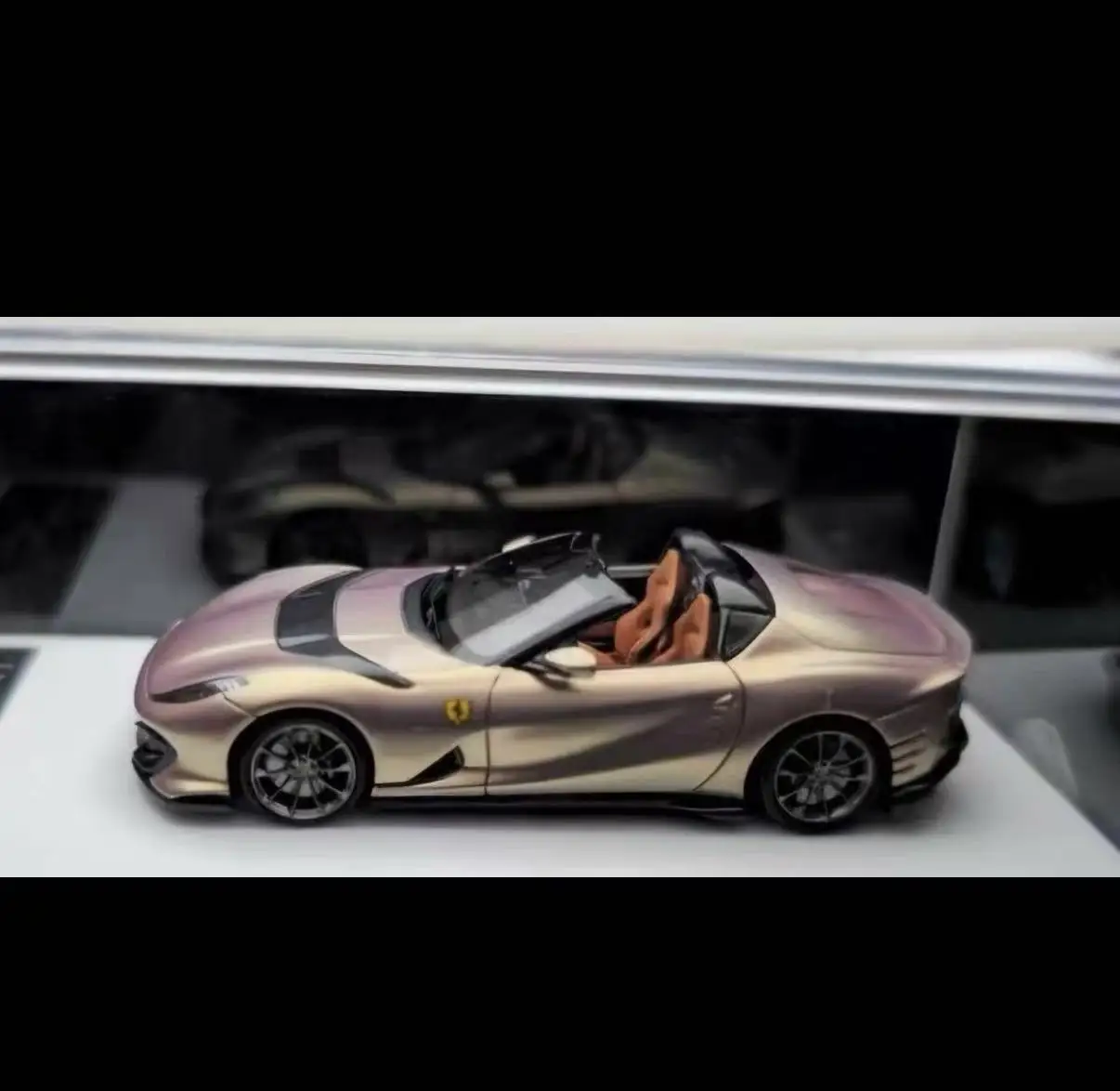Фото 1:64, TOC × WAM 812C Aperta Bronzo Marsaru, статическая миниатюрная автомобильная модель из смолы, фигурка для взрослых, игрушка для мальчика. №4