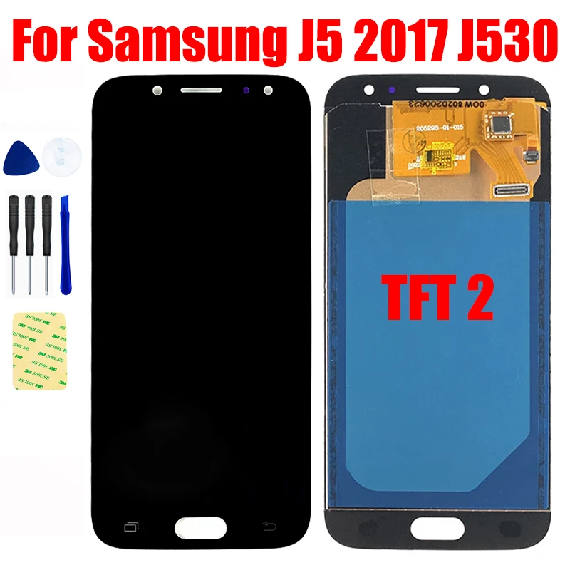 

TFT2 For Samsung Galaxy J5 2017 J530 J530F LCD Display Matrix Module Pantalla Touch Screen Digitizer Glass Assembly Replacement