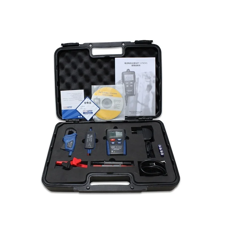 Портативный регистратор качества напряжения CEM двухканальный TRMS напряжение