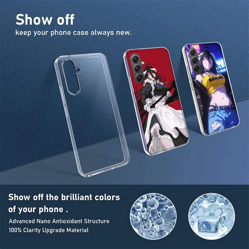 Фото Чехол для телефона Albedo Overlord для Samsung Galaxy A54 A14 A24 A34 A17 A37 A57 A55 A35 A25 A15 A16 A26 A36 A56 A13 A23 A33 A53 A52S A №3