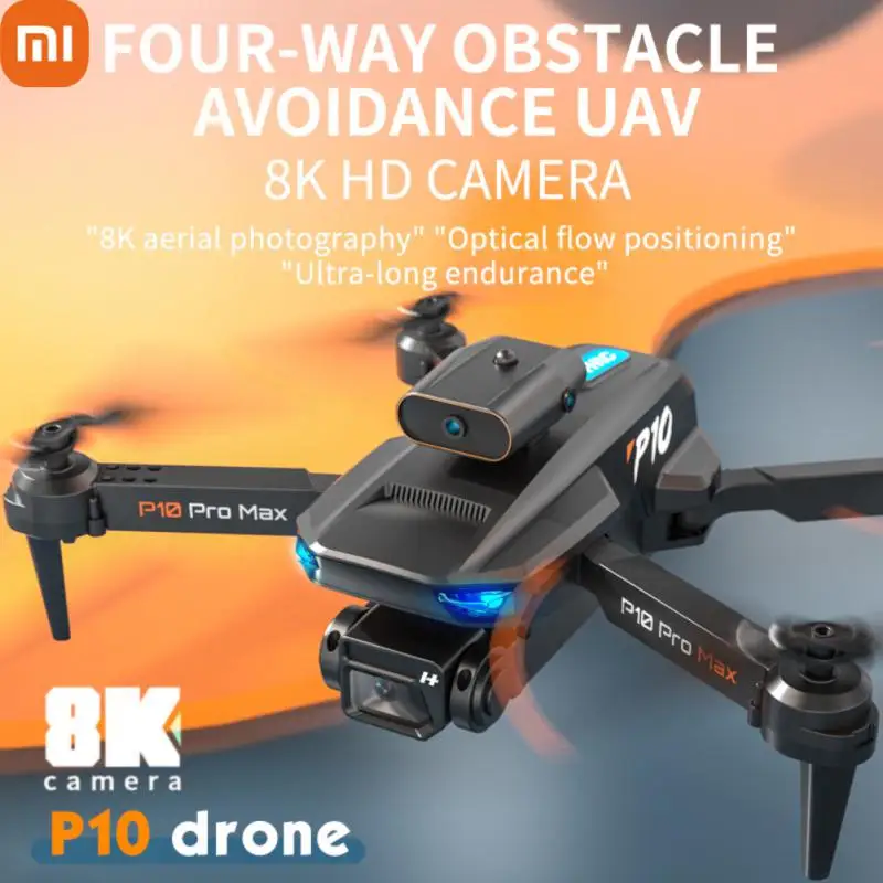 

Xiaomi P10 Pro Dron 8k Professional HD Dual Camera 5G Wifi FPV Obstacle Avoidance Optical Flow Hover Foldable Quadcopter Toys