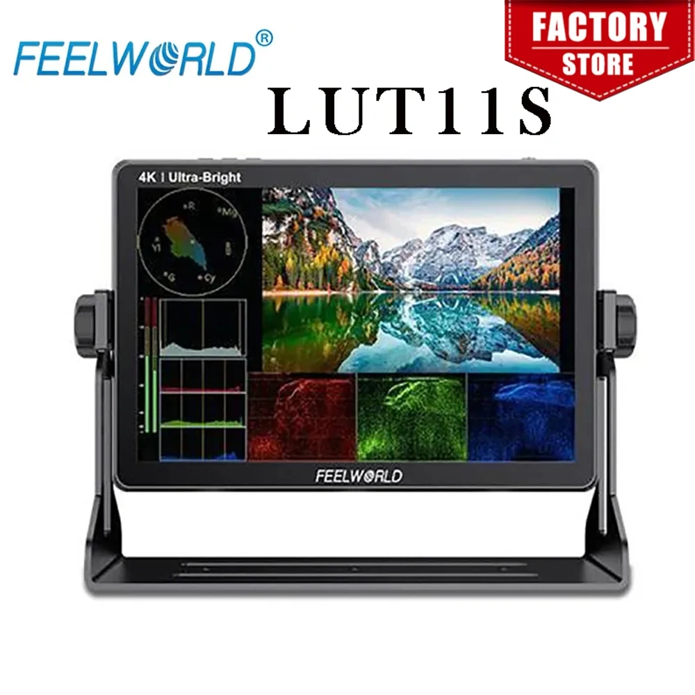 Feelworld LUT11S 10 1-дюймовый высокояркий 2000-разрядный сенсорный экран DSLR-камера Полевой