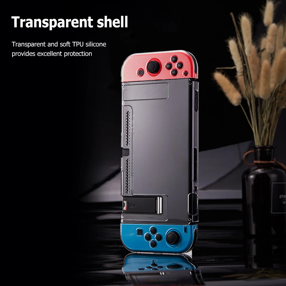 

Мягкий прозрачный защитный чехол из ТПУ на заднюю панель для Nintendo Switch