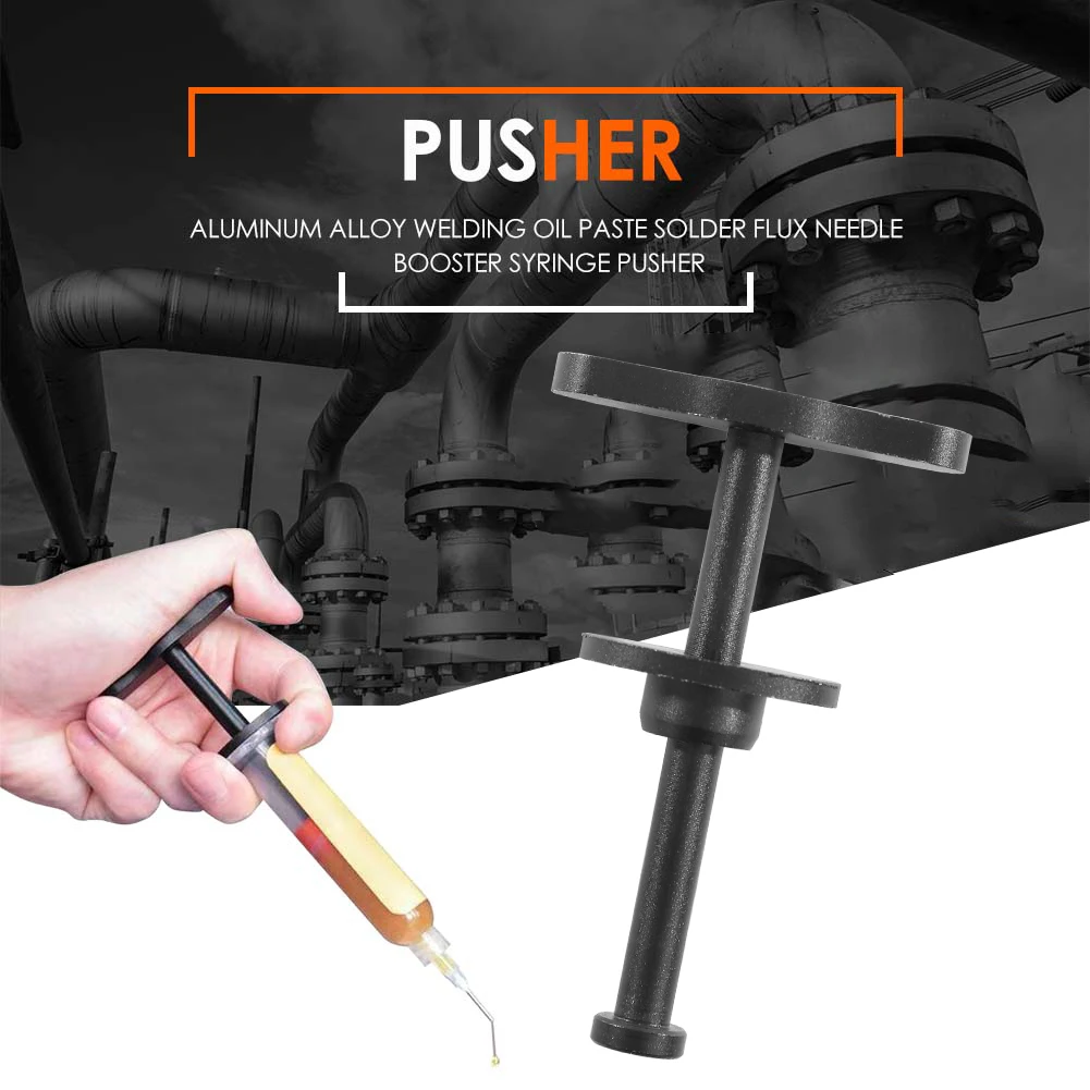 

Syringe Soldering Propulsion Tool Syringe Type Solder Paste Propulsion Tool Rotary Solder Flux Needle Booster with 3 Needles