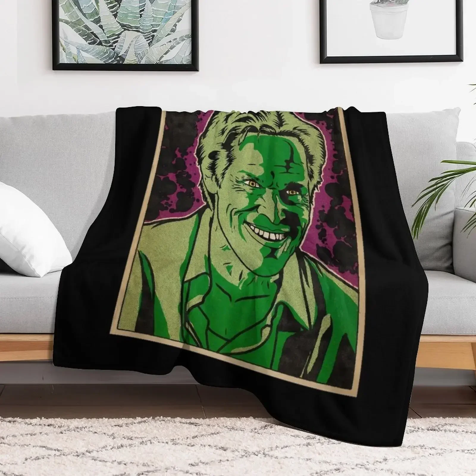 Одеяло для дивана Dafoe злой смех детское одеяло декоративных диванов