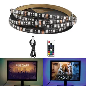 Водонепроницаемая светодиодная лента RGB 5050 для подсветки телевизора, 5 В, USB, может подойти для внутреннего освещения, украшения спальни