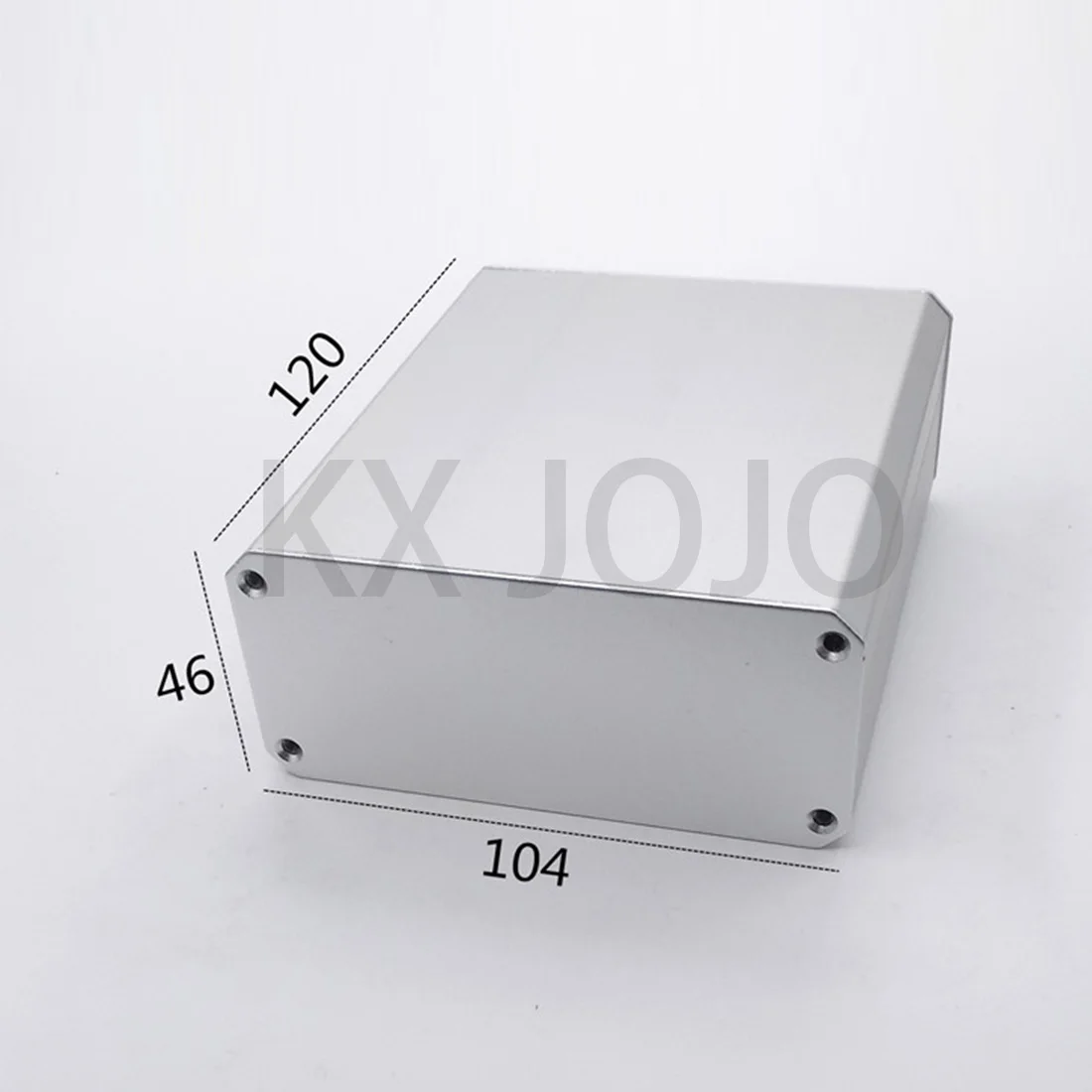 

Aluminum Enclosure 104*46*120/150mm Shell Split Aluminum Shell with Ears Electronic Project Shell PCB Silver Opening with Ears
