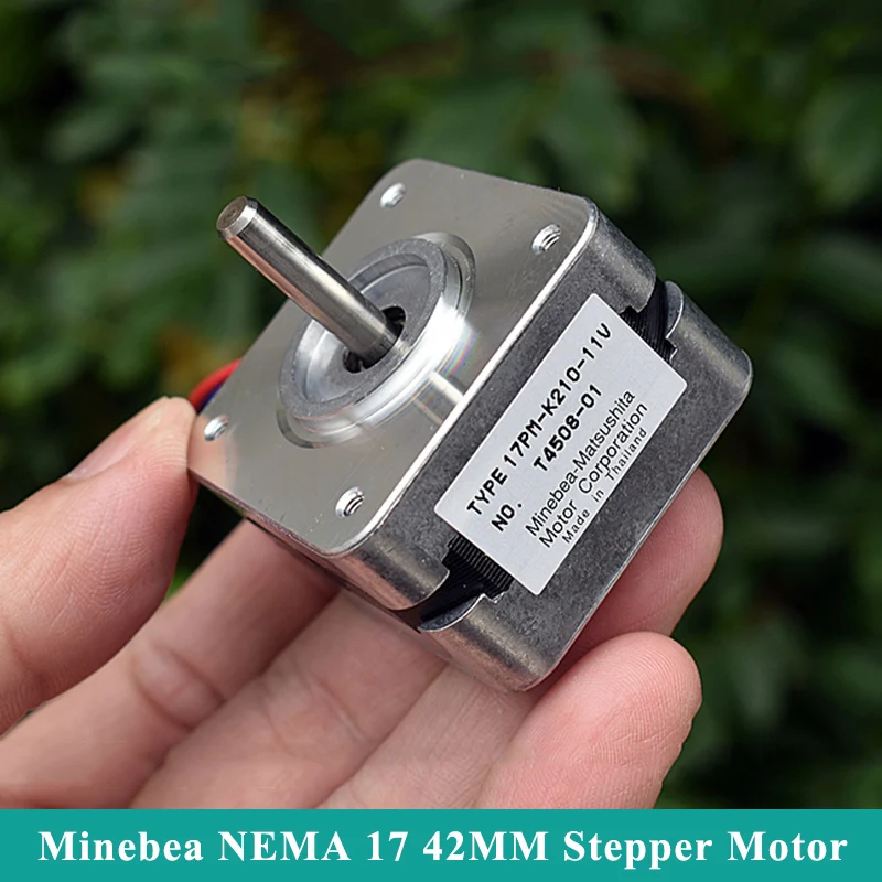 

Minebea NEMA 17 42MM 2-Phase 4-Wire Hybrid Step Stepper Motor 5mm shaft for RepRap 3D Printer Prusa CNC Robot Engraving Machine