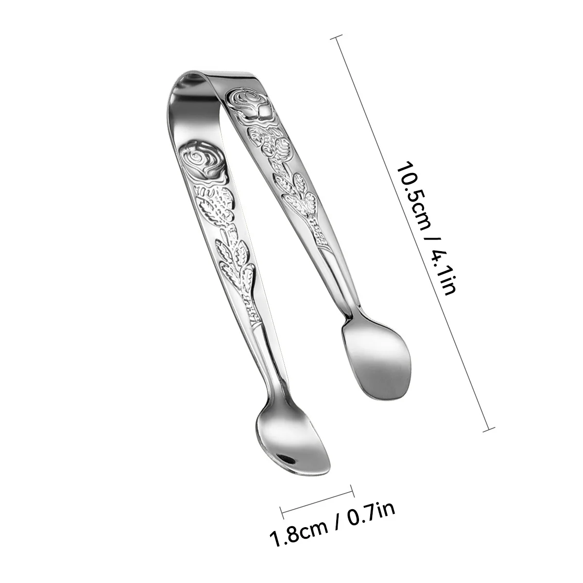 WORTHBUY Щипцы из нержавеющей стали с розовым дизайном. Экологичная металлическая