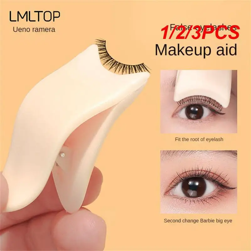 

1/2/3PCS Paste False Eyelash Beauty Tools Fake Eyelash Applicator Tweezers Mascara Eyelashes Clip Aids Lashes Curler Makeup