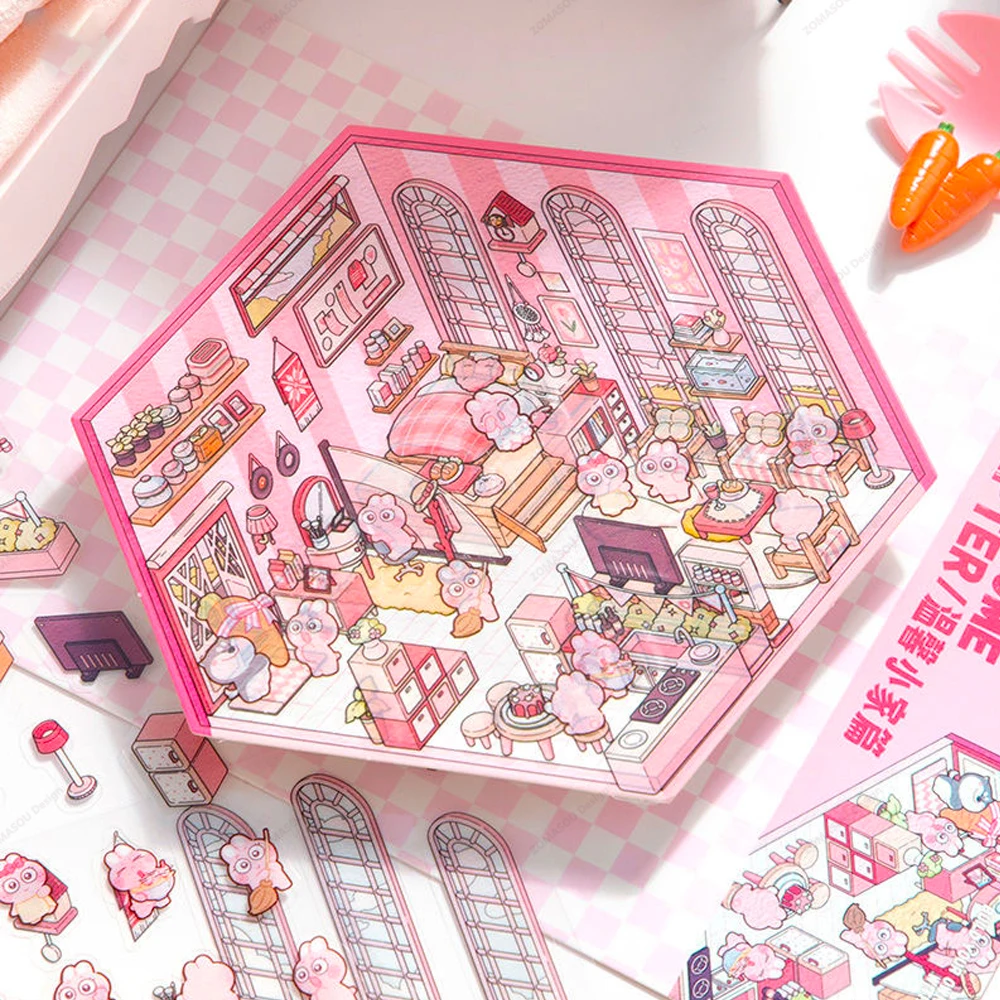 Миниатюрные 3D наклейки для ландшафтного дизайна