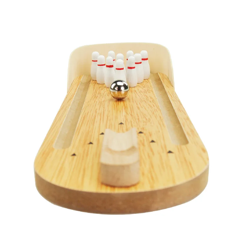 Mini Desktop Bowling Game Desk Fun Fidget Toys For Anxiety Skills Antistress Adults Kids Juguete Para Aliviar El Estrés enlarge
