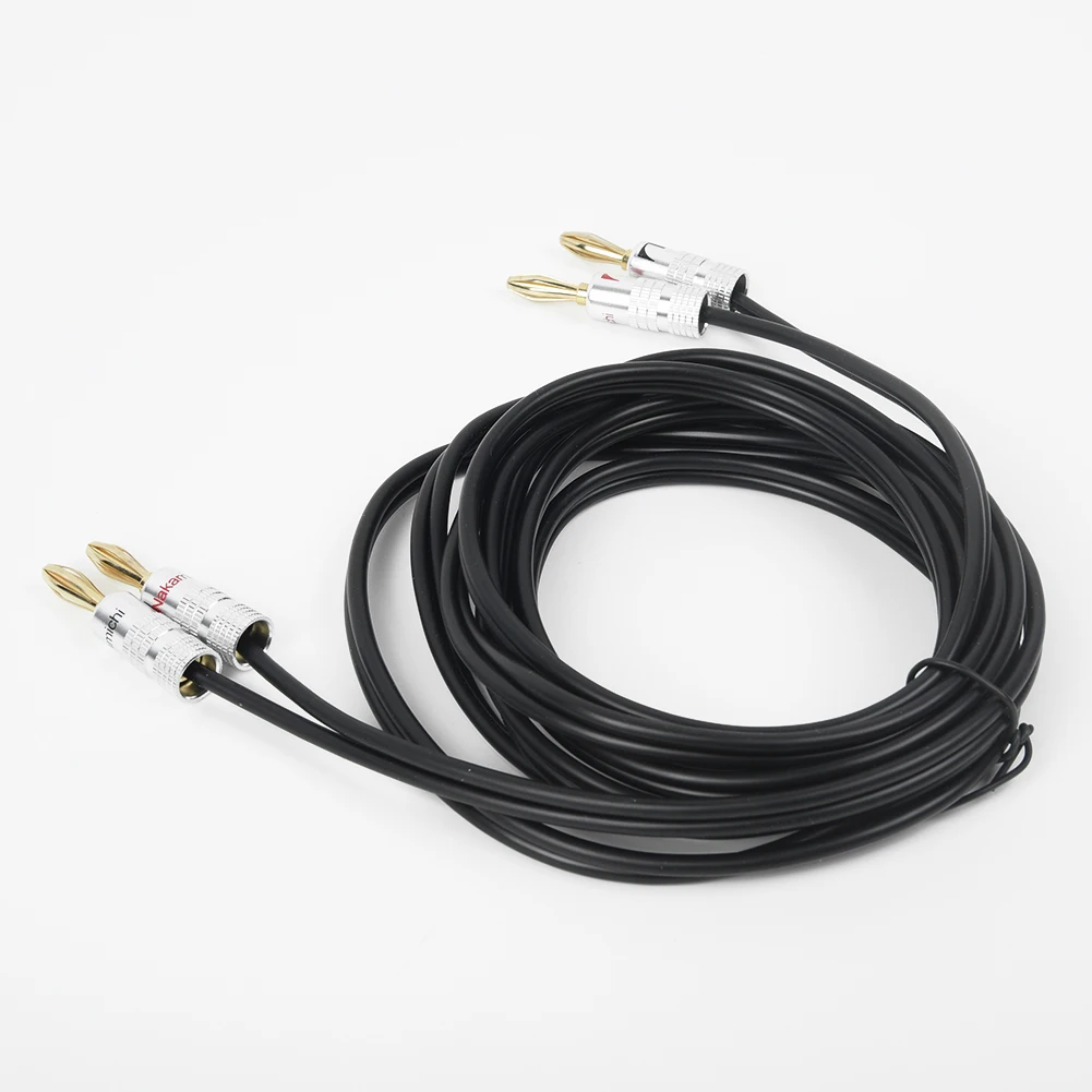 

Cord Cable With Banana Plug Connector Replacement Blue Speaker Electronics