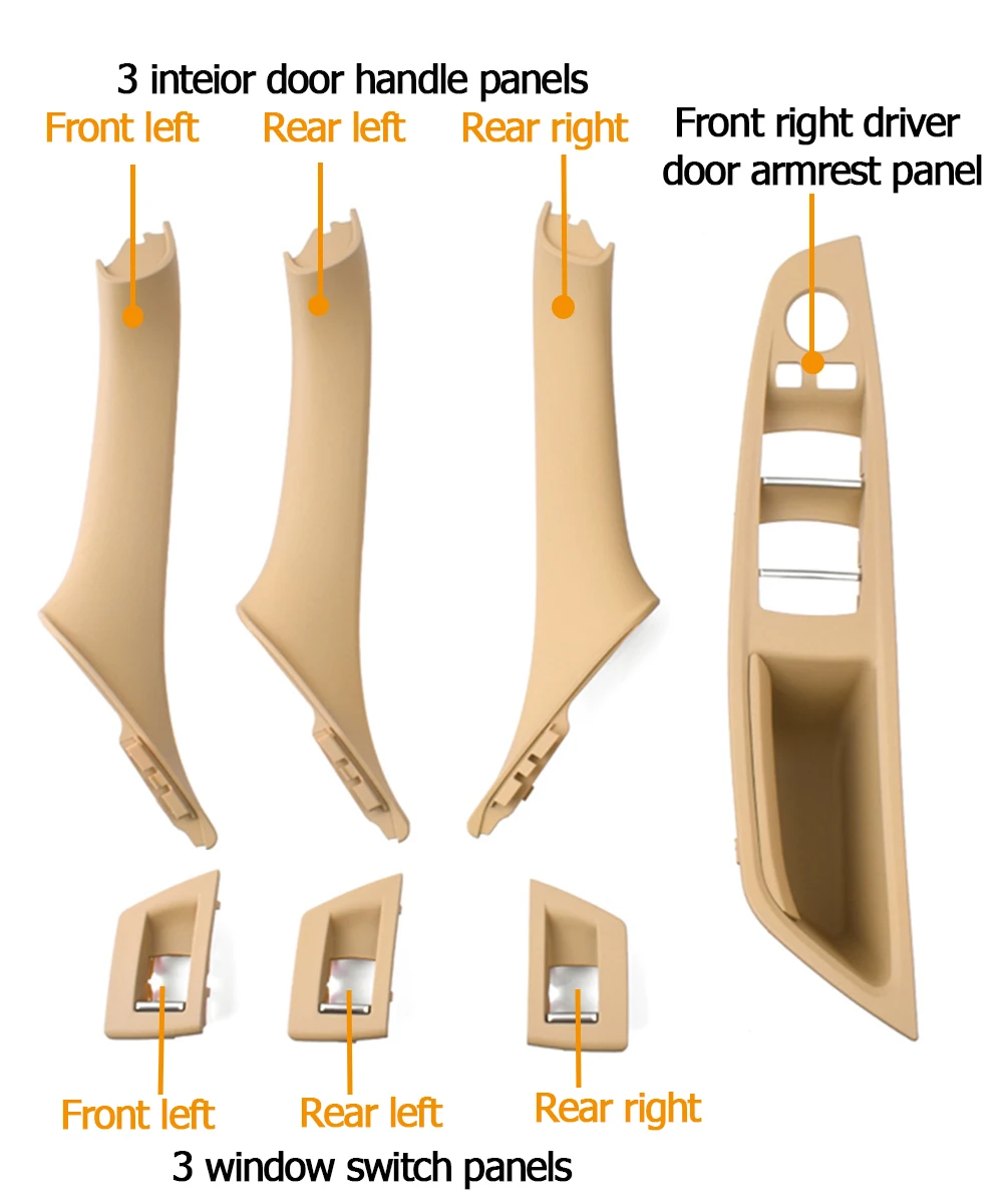Правые водительские автомобили RHD внутренний подлокотник панель крышка дверной