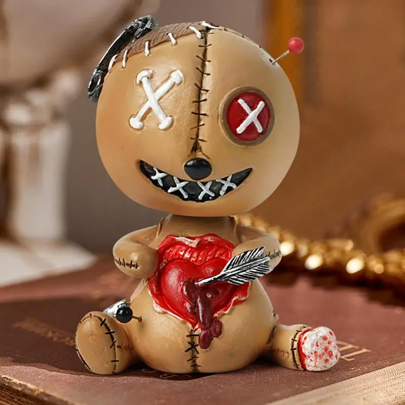 Кукла Voodoo с Бобл-головой игрушки автомобиль проклейка кукла украшение для