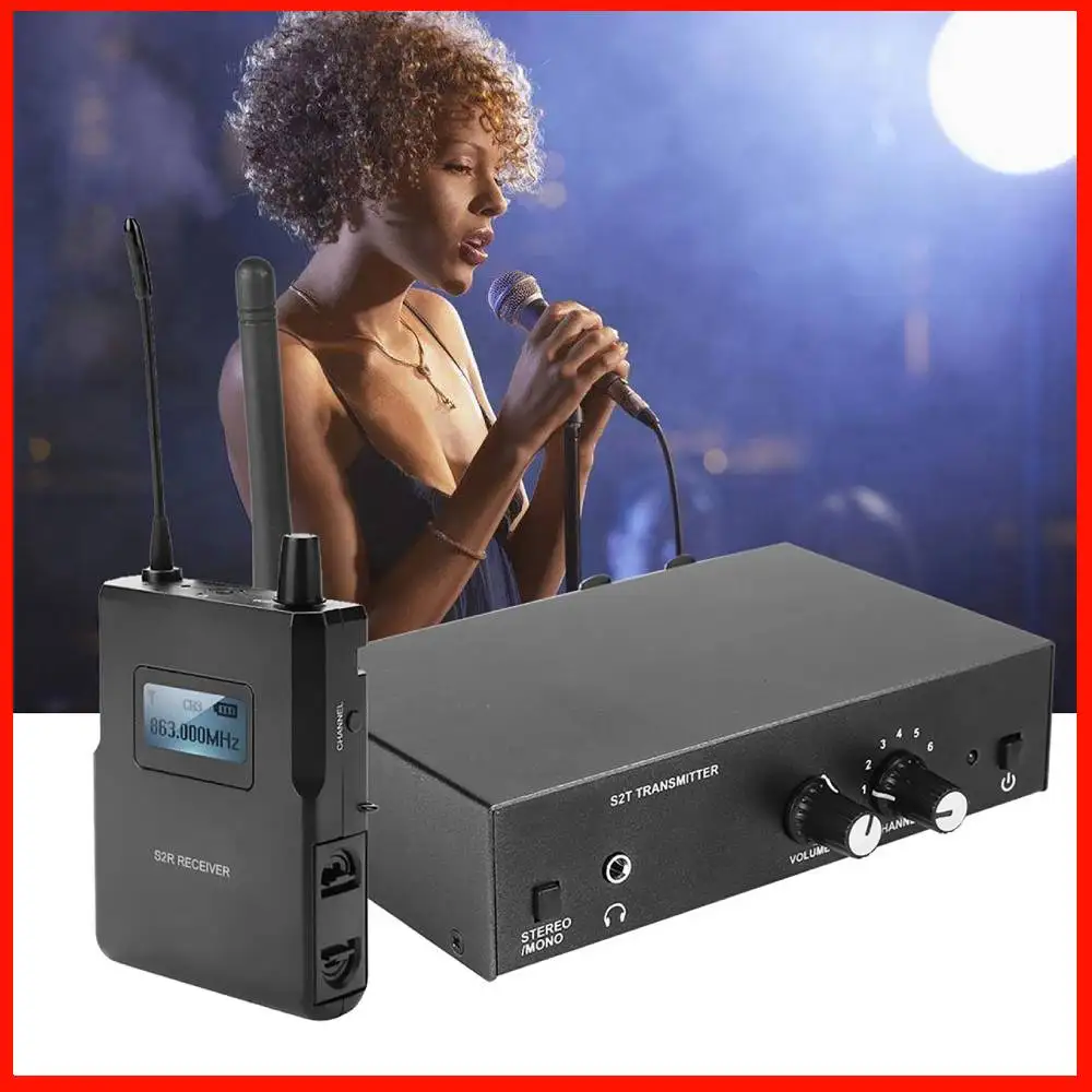 Оригинал для ANLEON S2 UHF стерео Беспроводная система мониторинга 526-535/863-865/670-680/561-568