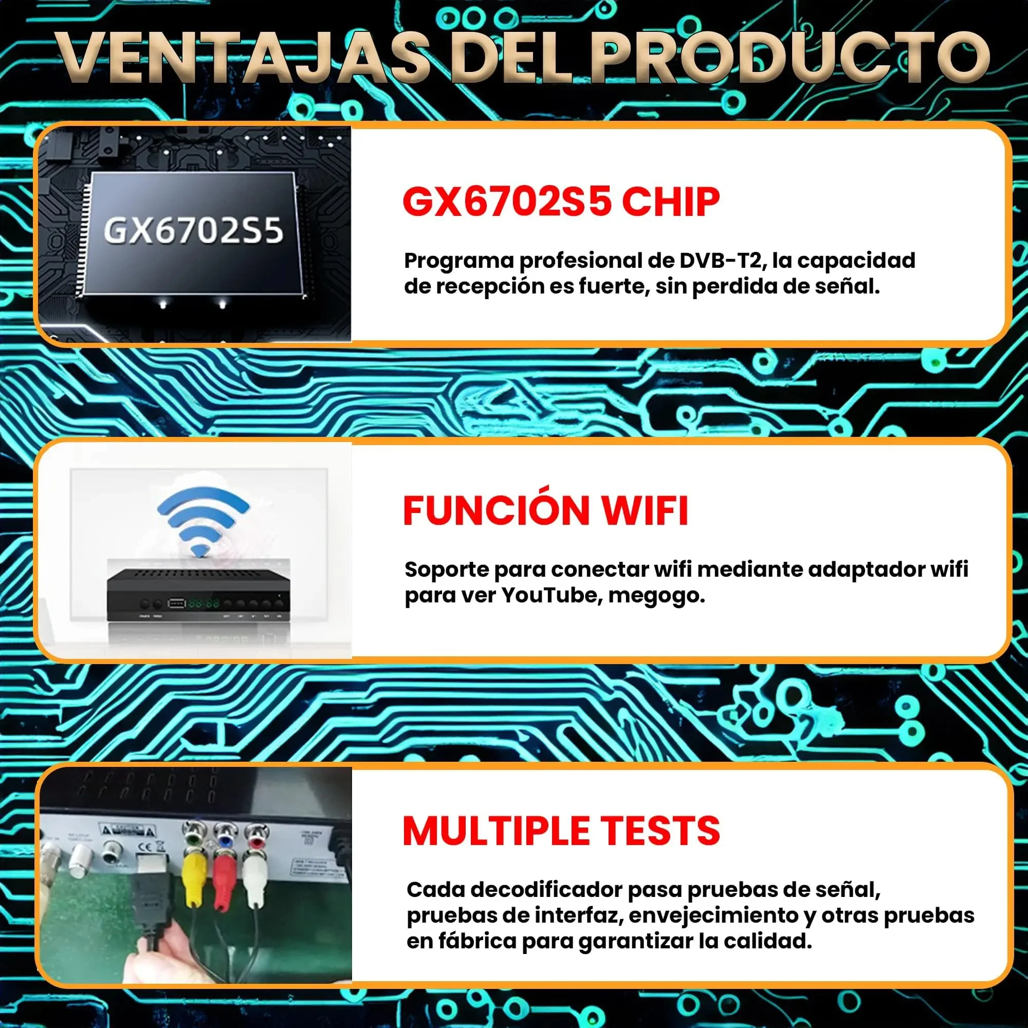 Фото Новый цифровой термоприемник H.265 TDT DVB-T2 C HD FTA телеприставка EPG USB PVR ТВ-тюнер для HD/старый телевизор №2