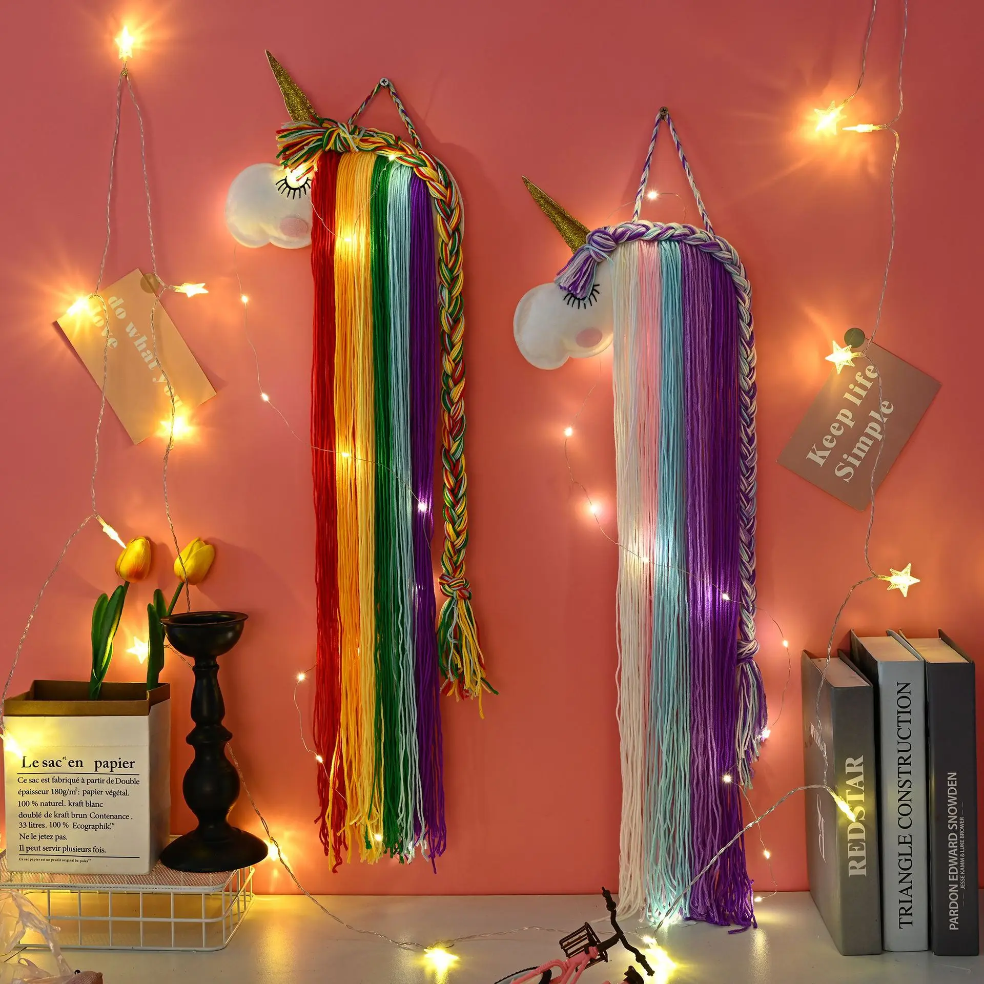 

Unicorn Kawaii Room Decor Wall Decor Decorations Hair Accessories Organizer Hairpin Hair Clip Holder Storage Decor Hanger Strip