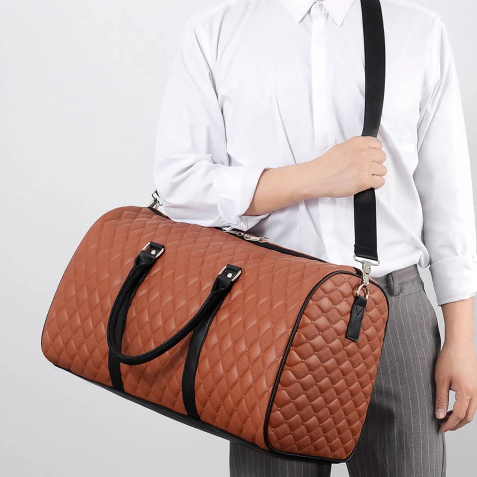 Trendy New Travel Bag Men's Large Capacity Single Shoulder Handbag Literature Women's Luxury Brand Design Messenger Bag M291