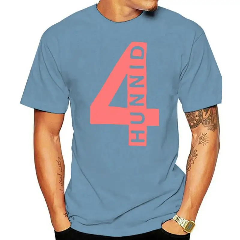 

Men t shirt New Summer 4 Hunnid Acres Printed Graphic Fashion Tops Black Size S-4XL women