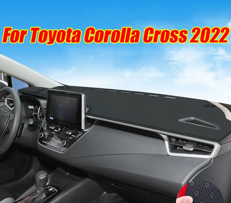 Кожаный чехол для приборной панели защитный коврик Toyota Corolla Cross 2022.