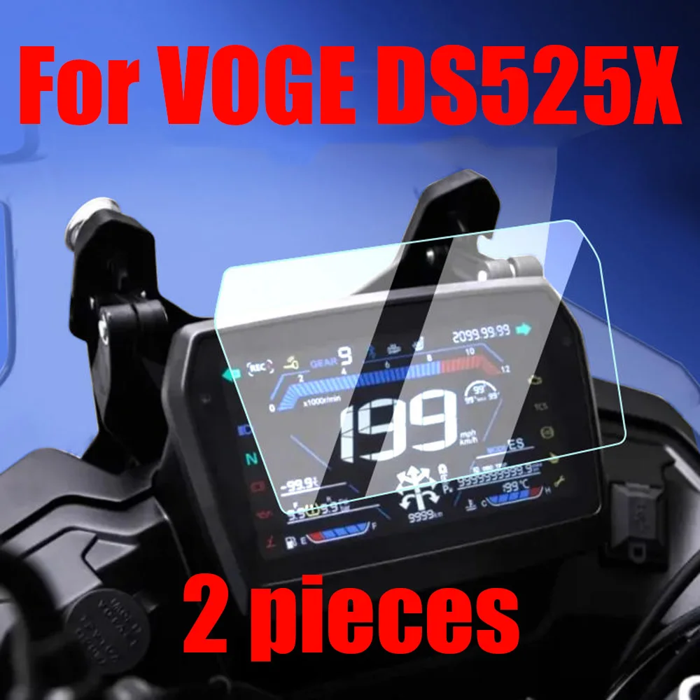 

For Loncin VOGE DS525X 525DSX DSX 525 DSX DS525 X DS 525X Accessories Cluster Scratch Protection Film Dashboard Screen Protector