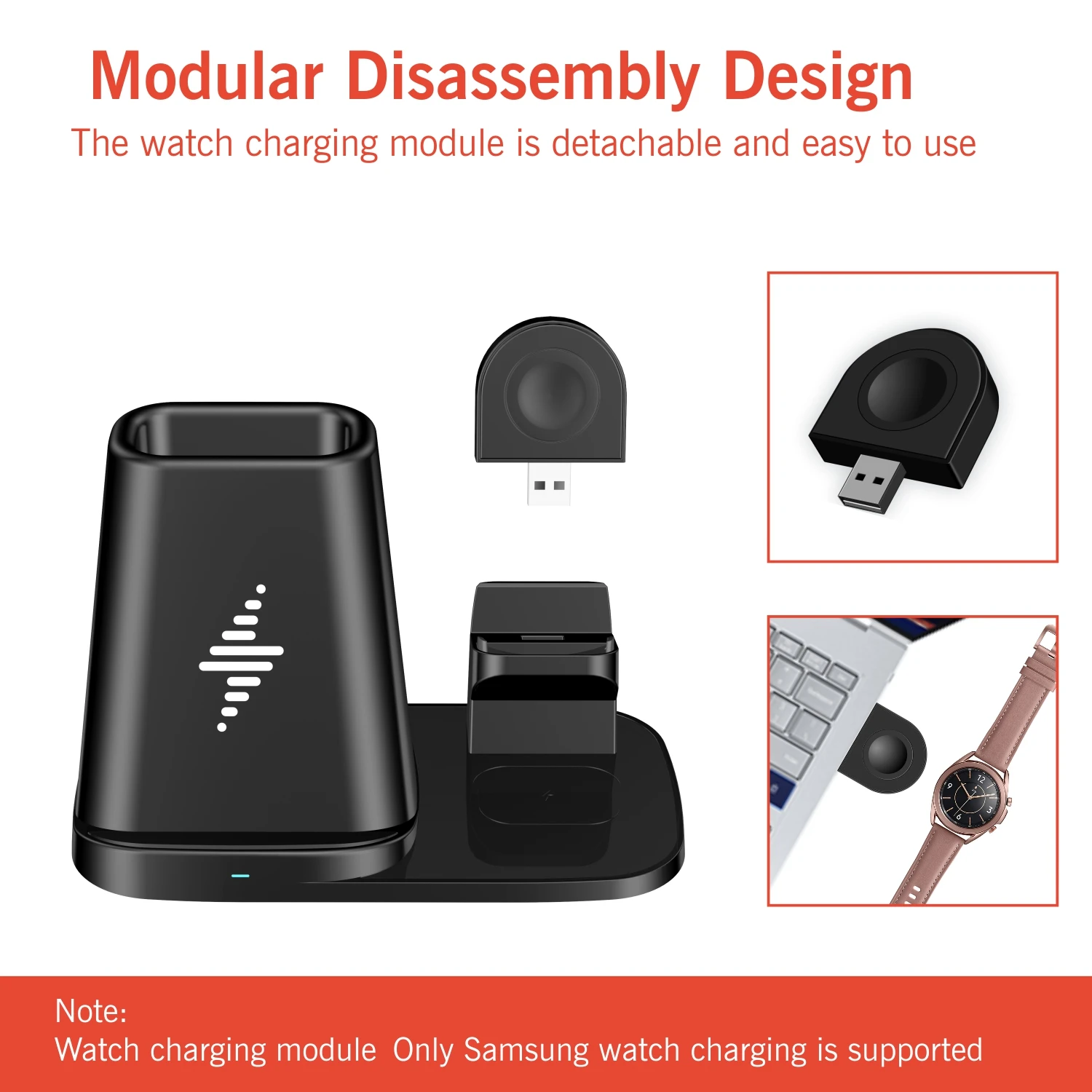 3 in 1 induction wireless chargers fast charging station for iphone 13 12 11 mini pro max apple watch samsung wireless charger free global shipping